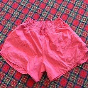 Lululemon Hotty Hot Pink 4.0 Shorts size 2